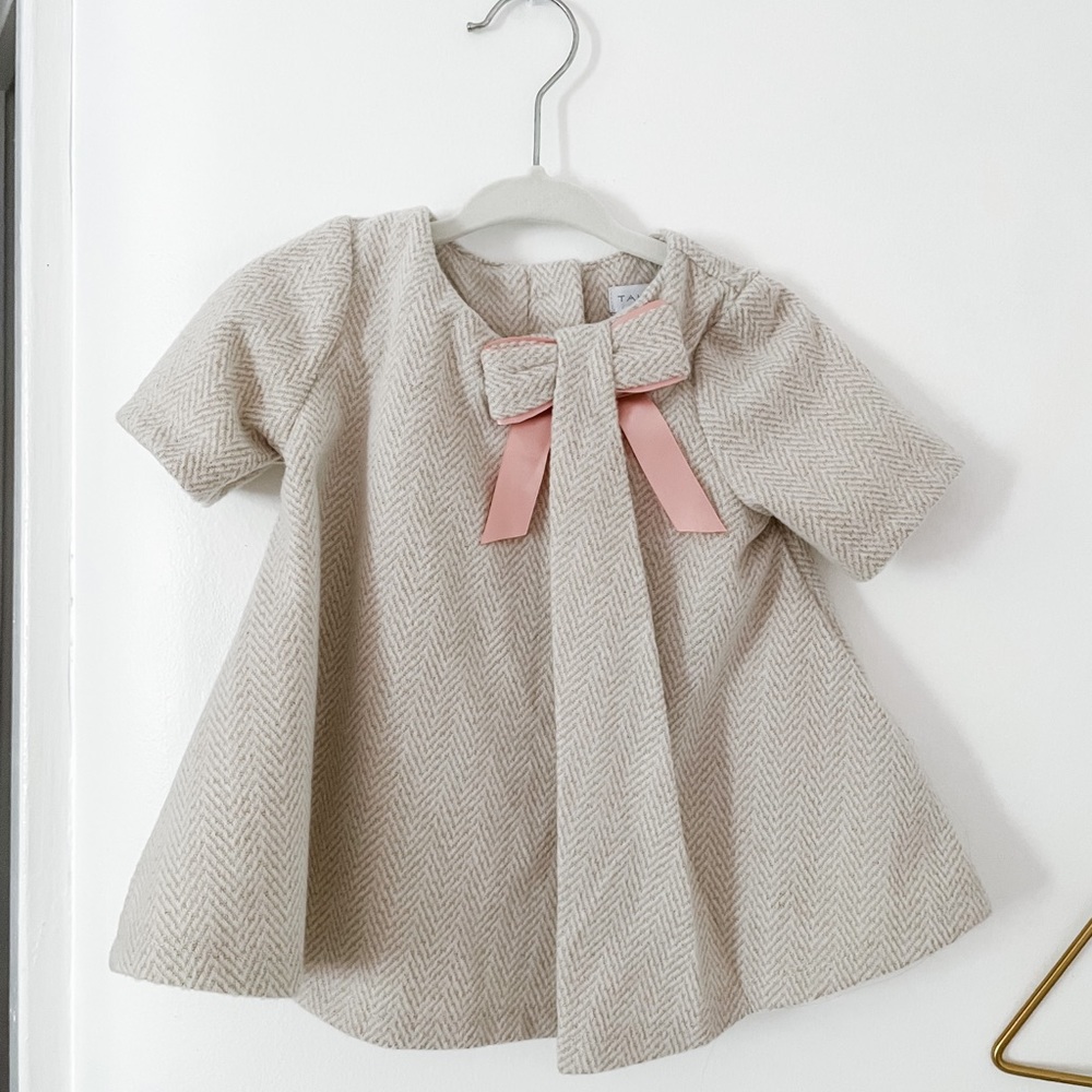 Baby girl fall winter warm sweater dress 6-9 month